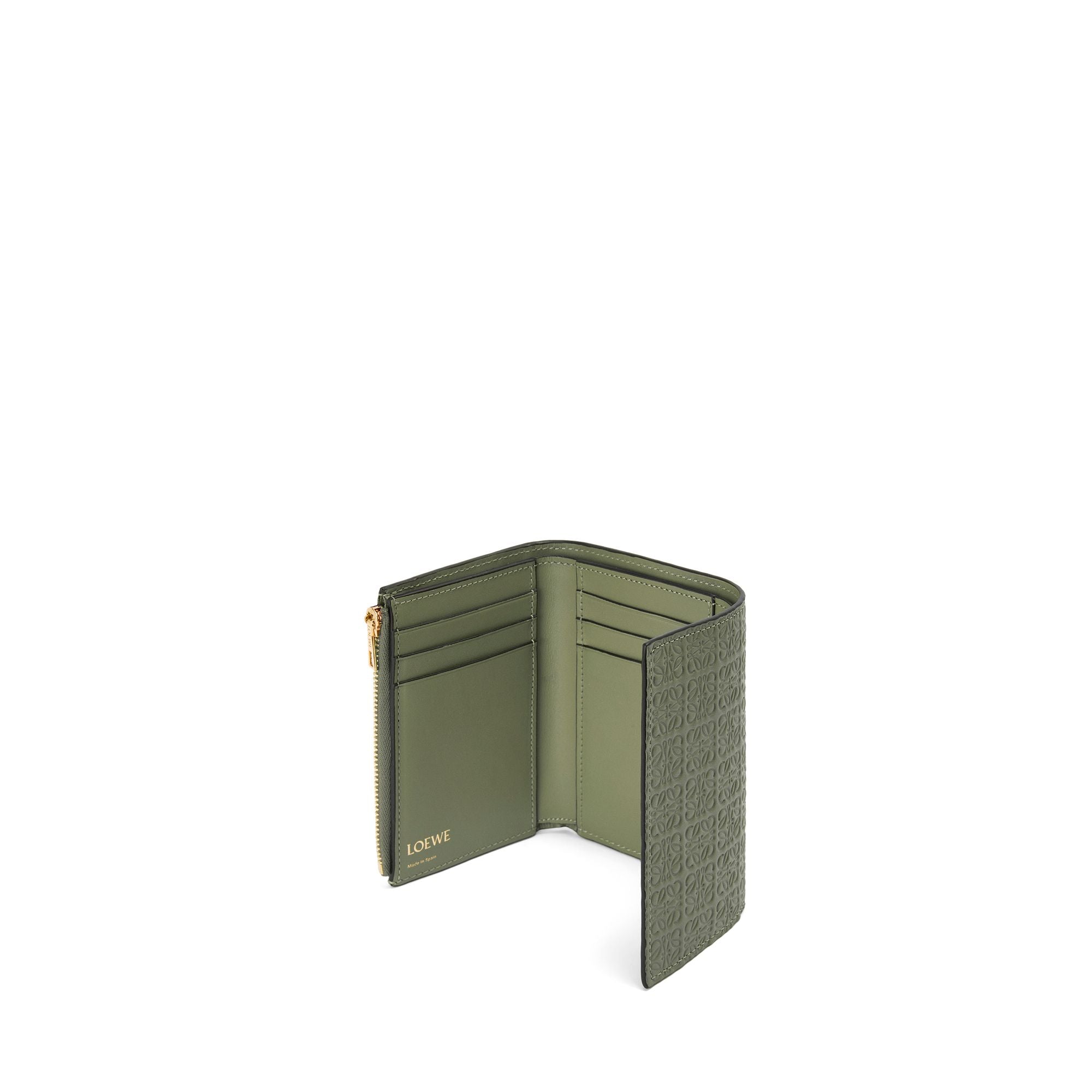 Women Repeat Small Vertical Wallet - Avocado Green