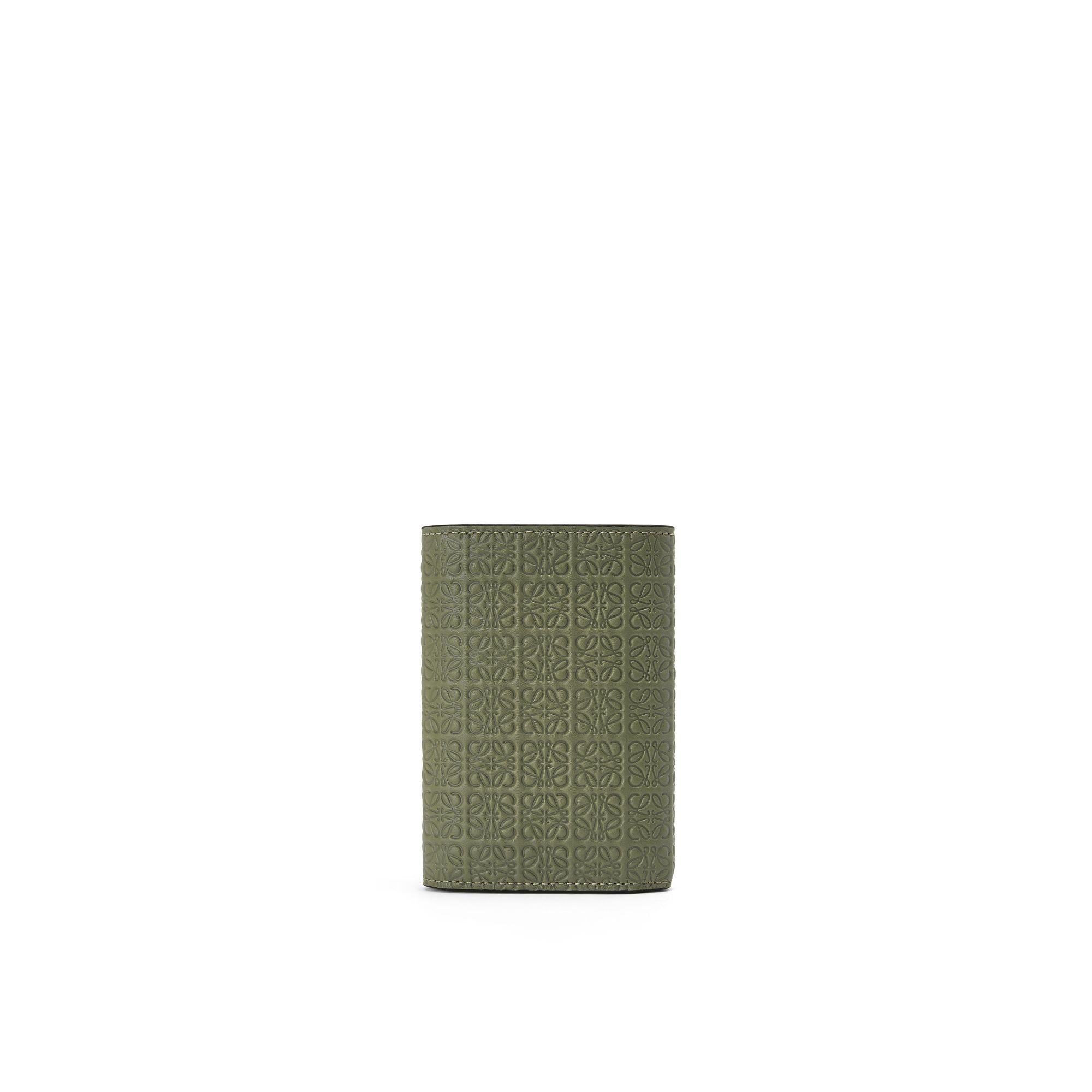 Women Repeat Small Vertical Wallet - Avocado Green