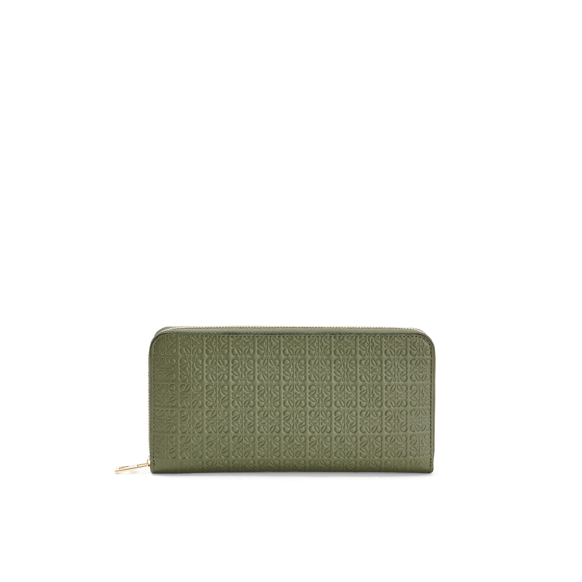 Women Repeat Zip Around Wallet - Avocado Green