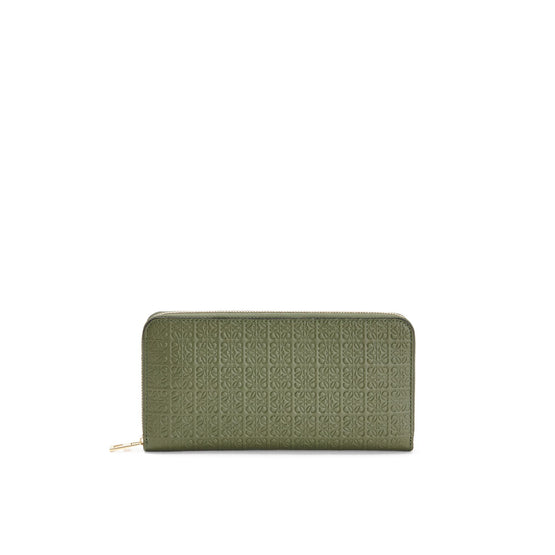 Women Repeat Zip Around Wallet - Avocado Green