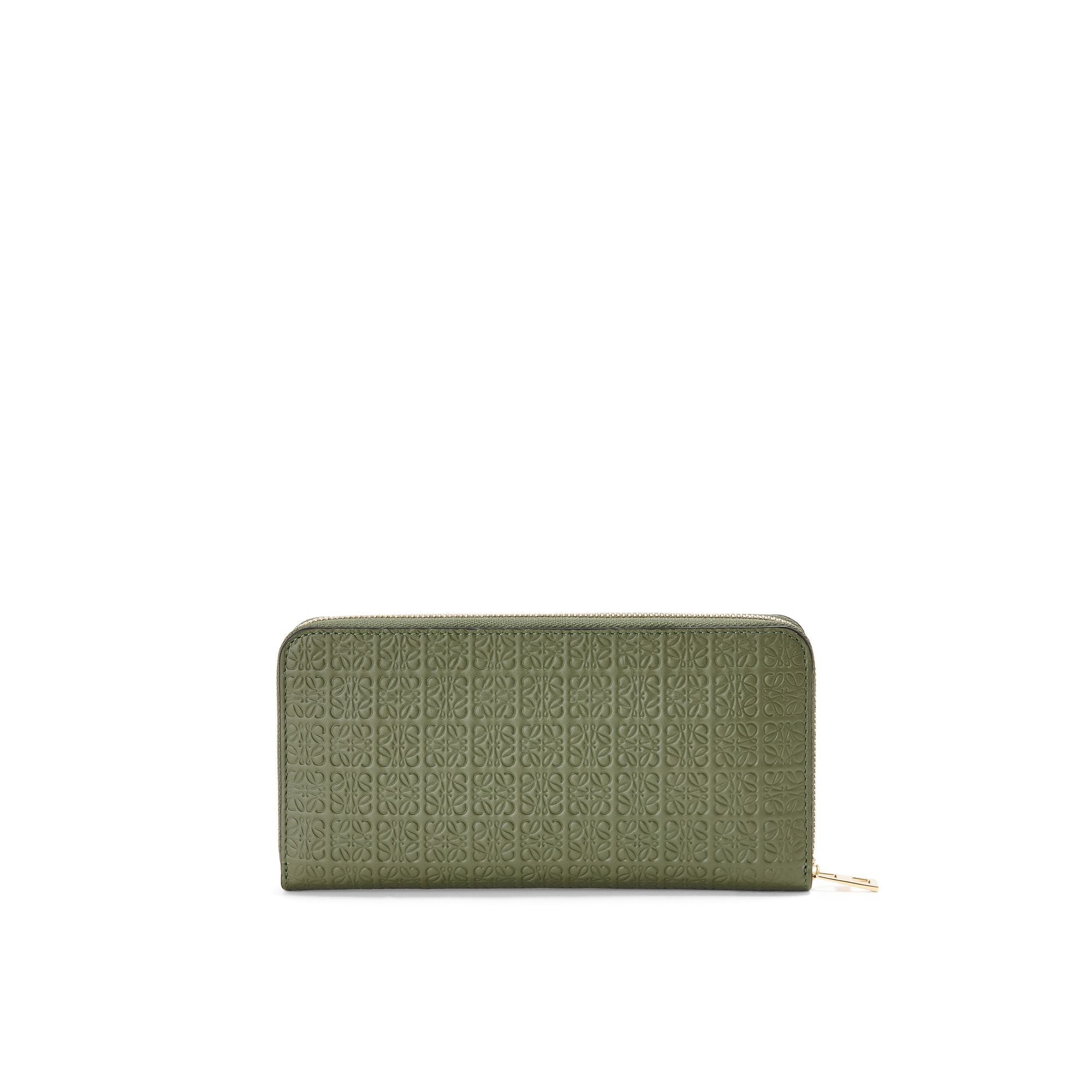 Women Repeat Zip Around Wallet - Avocado Green