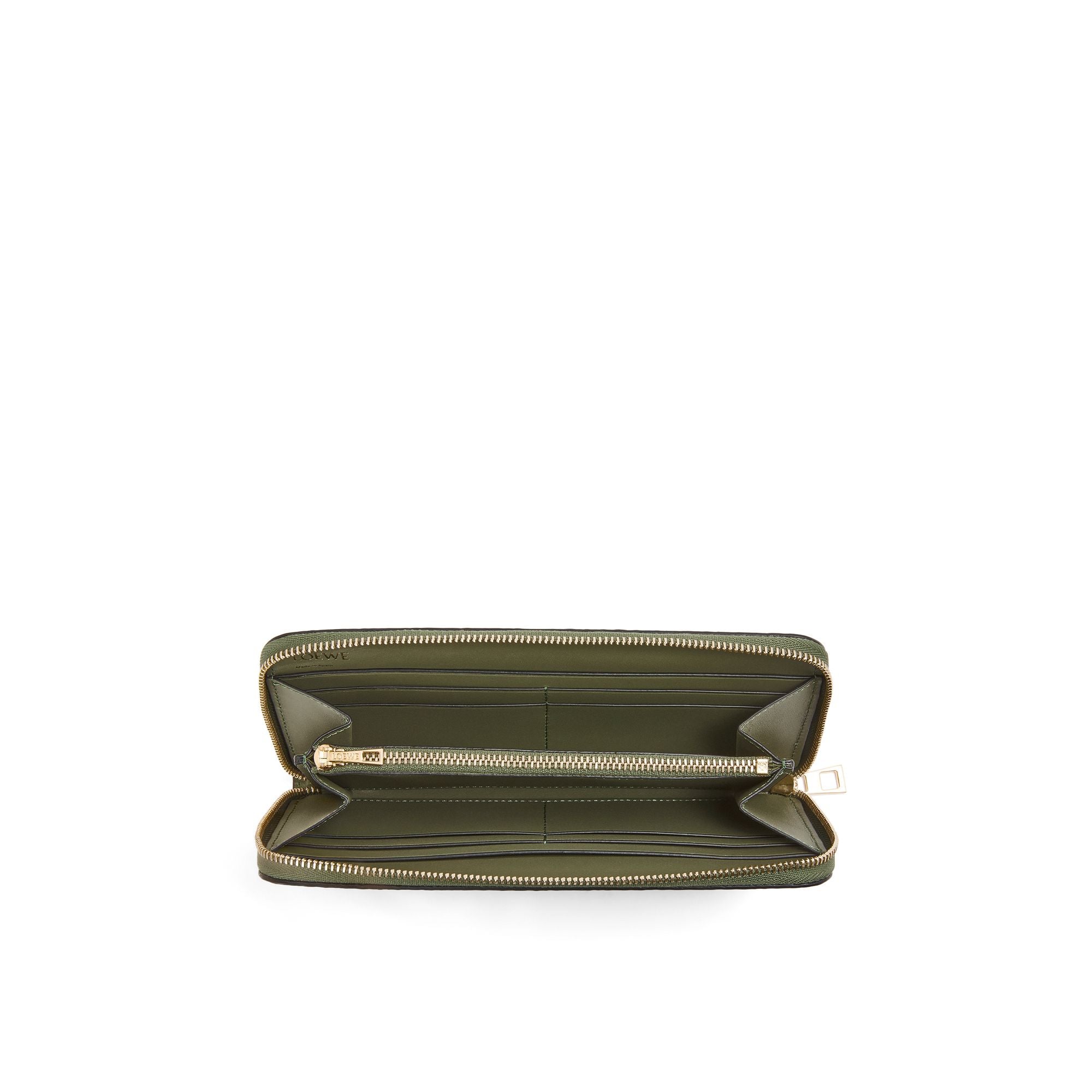 Women Repeat Zip Around Wallet - Avocado Green
