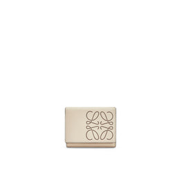 Women Brand Trifold Wallet - Light Oat/Tan