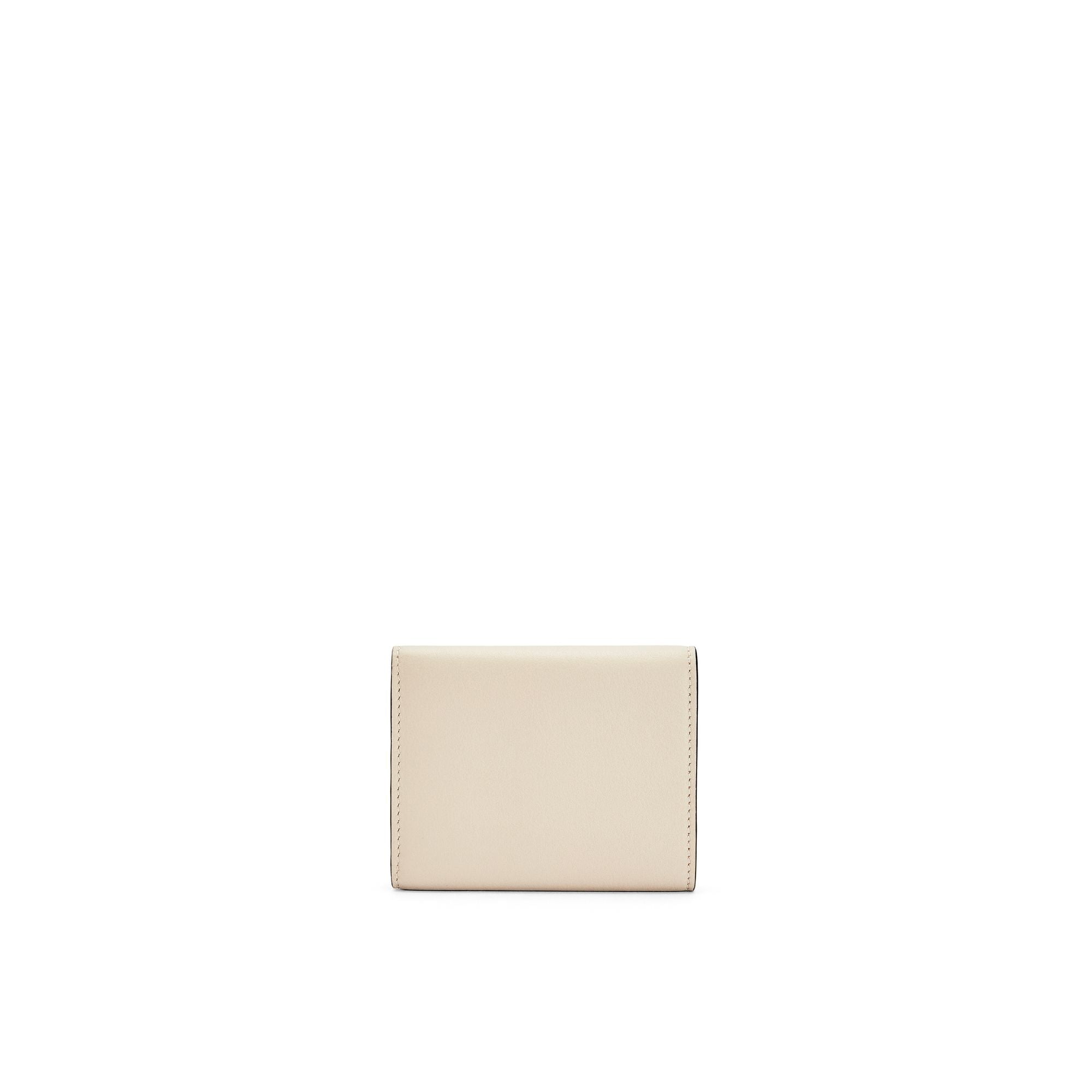 Women Brand Trifold Wallet - Light Oat/Tan