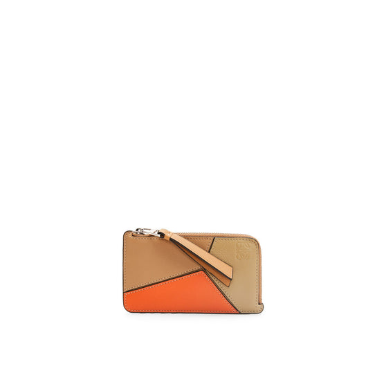 Men Puzzle Coin Cardholder Ring - Warm Desert/Orange