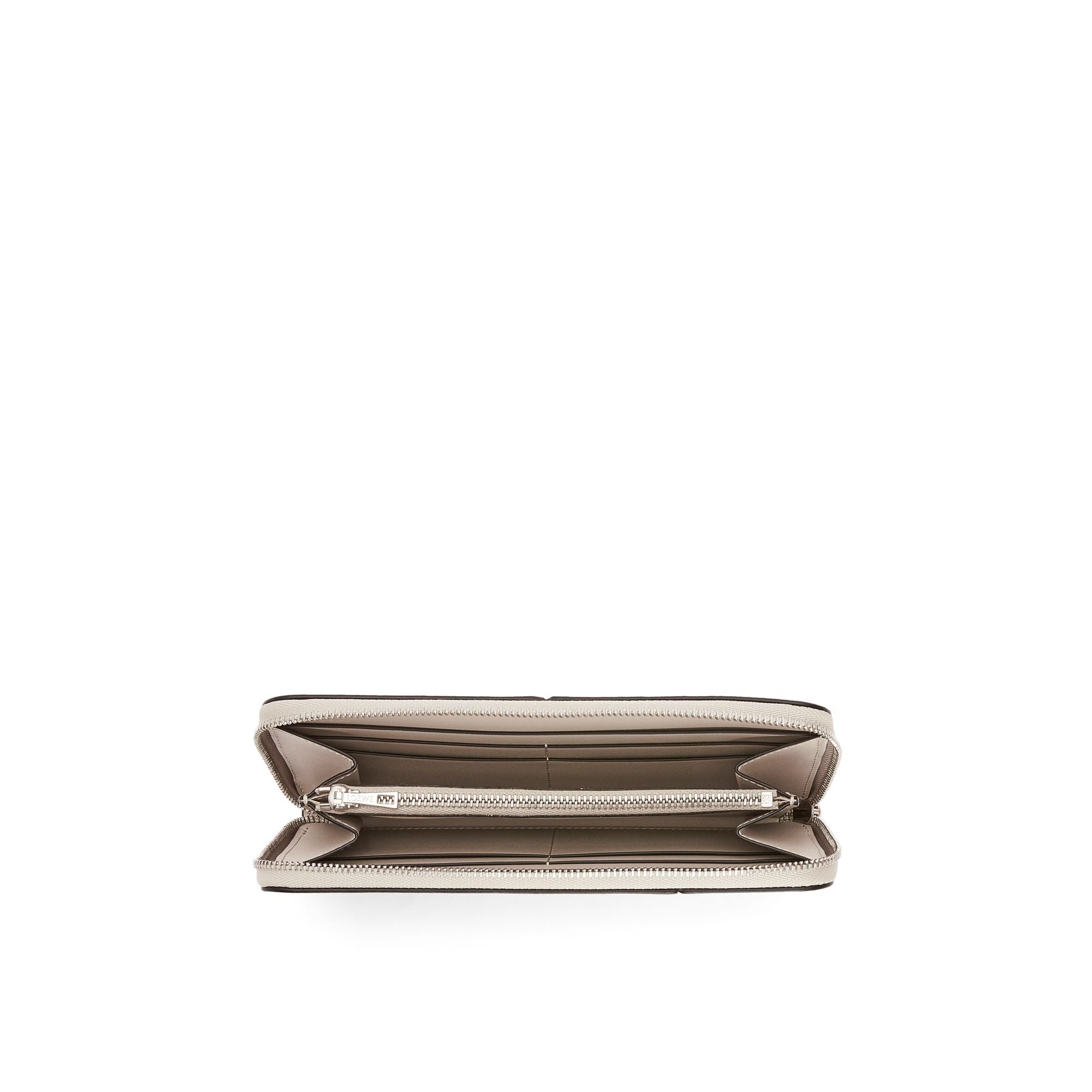 Women Puzzle Zip Around Wallet - Lime Yellow/Light Oat