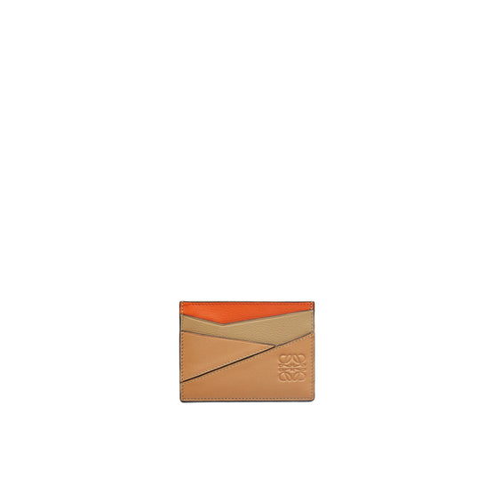 Men Puzzle Plain Cardholder Mult - Warm Desert/Orange