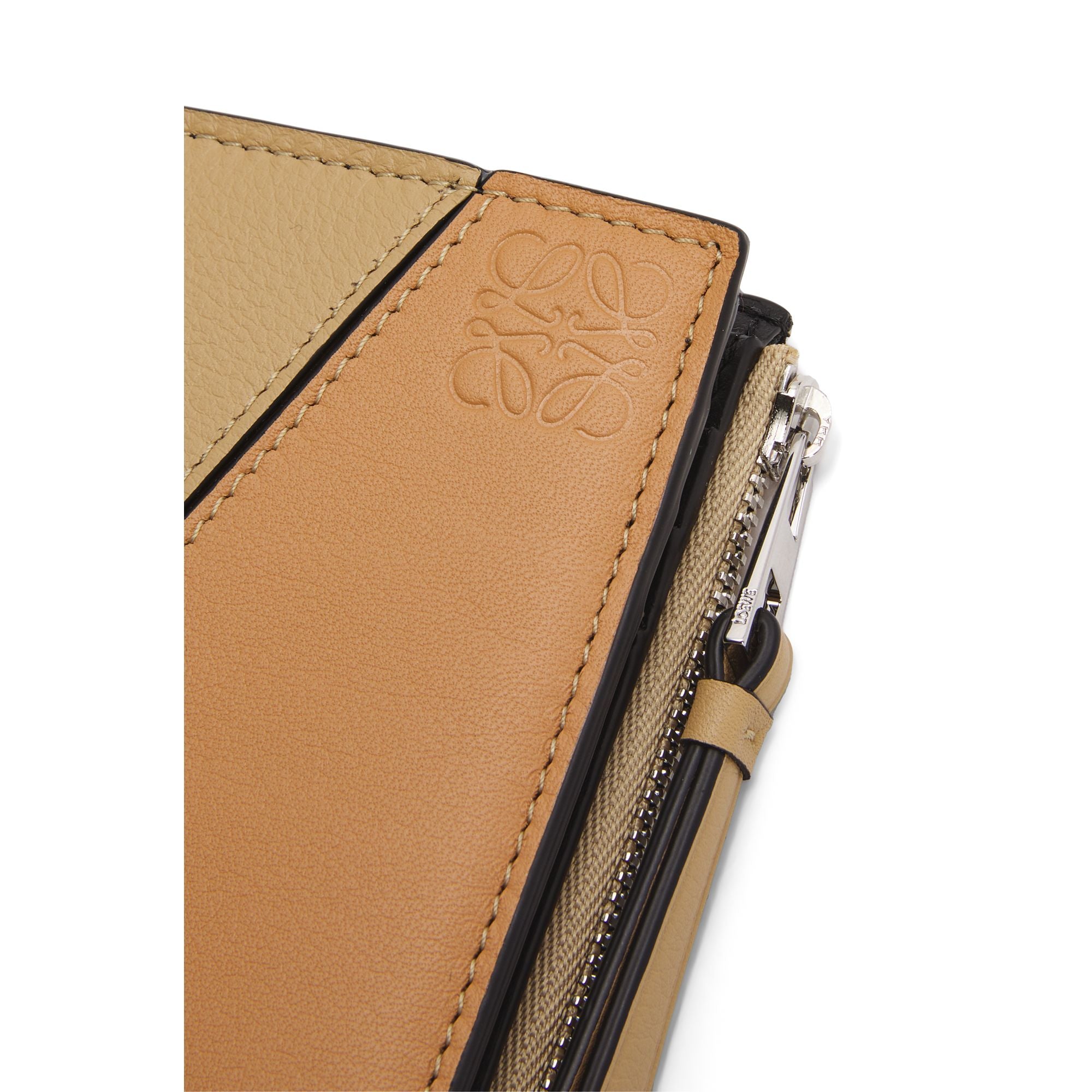 Men Puzzle Slim Compact Wallet Mu - Warm Desert/Orange