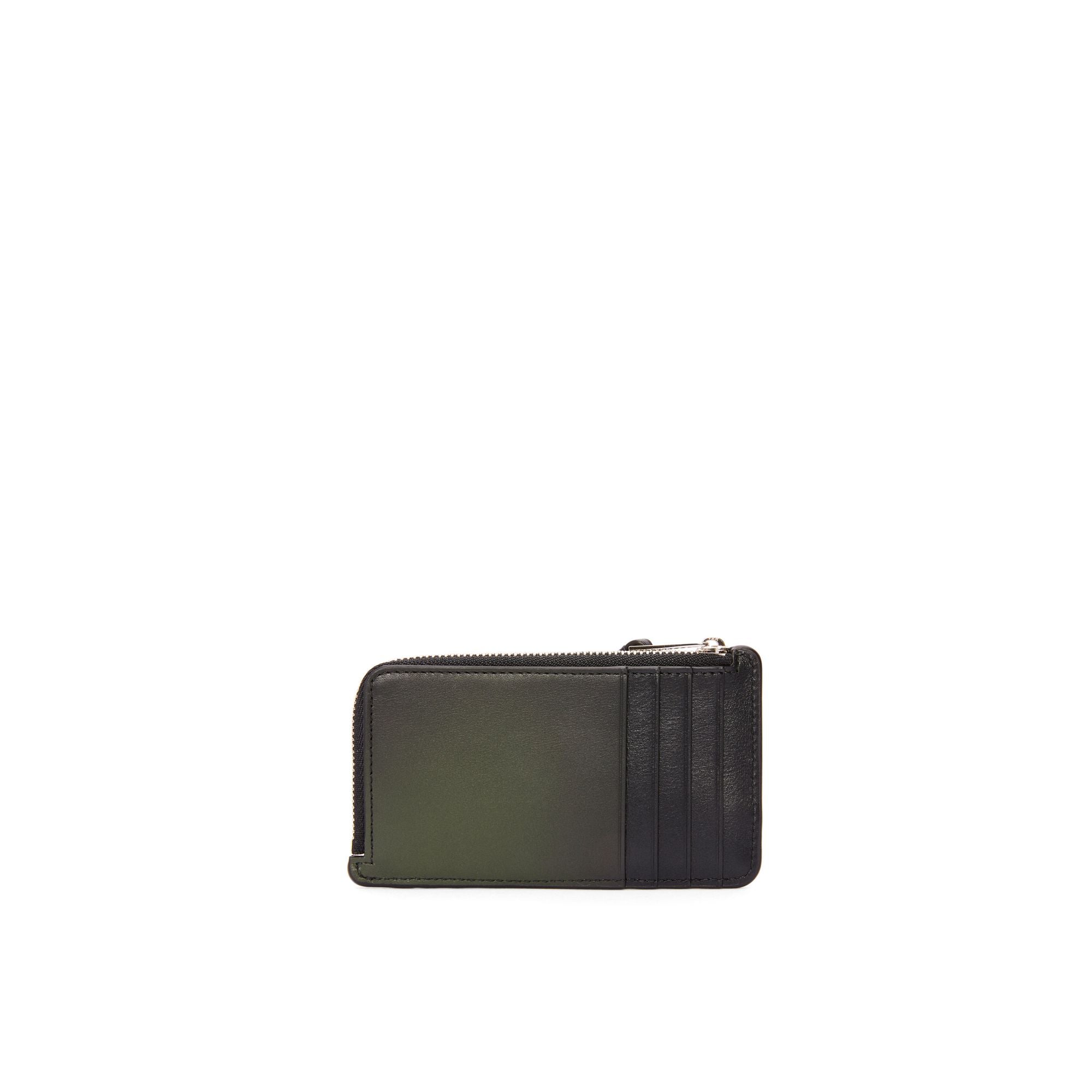 Men Puzzle Edge Coin C/H Sfumato - Bottle Green