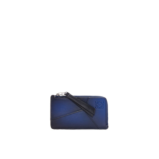 Men Puzzle Edge Coin C/H Sfumato - Navy Blue