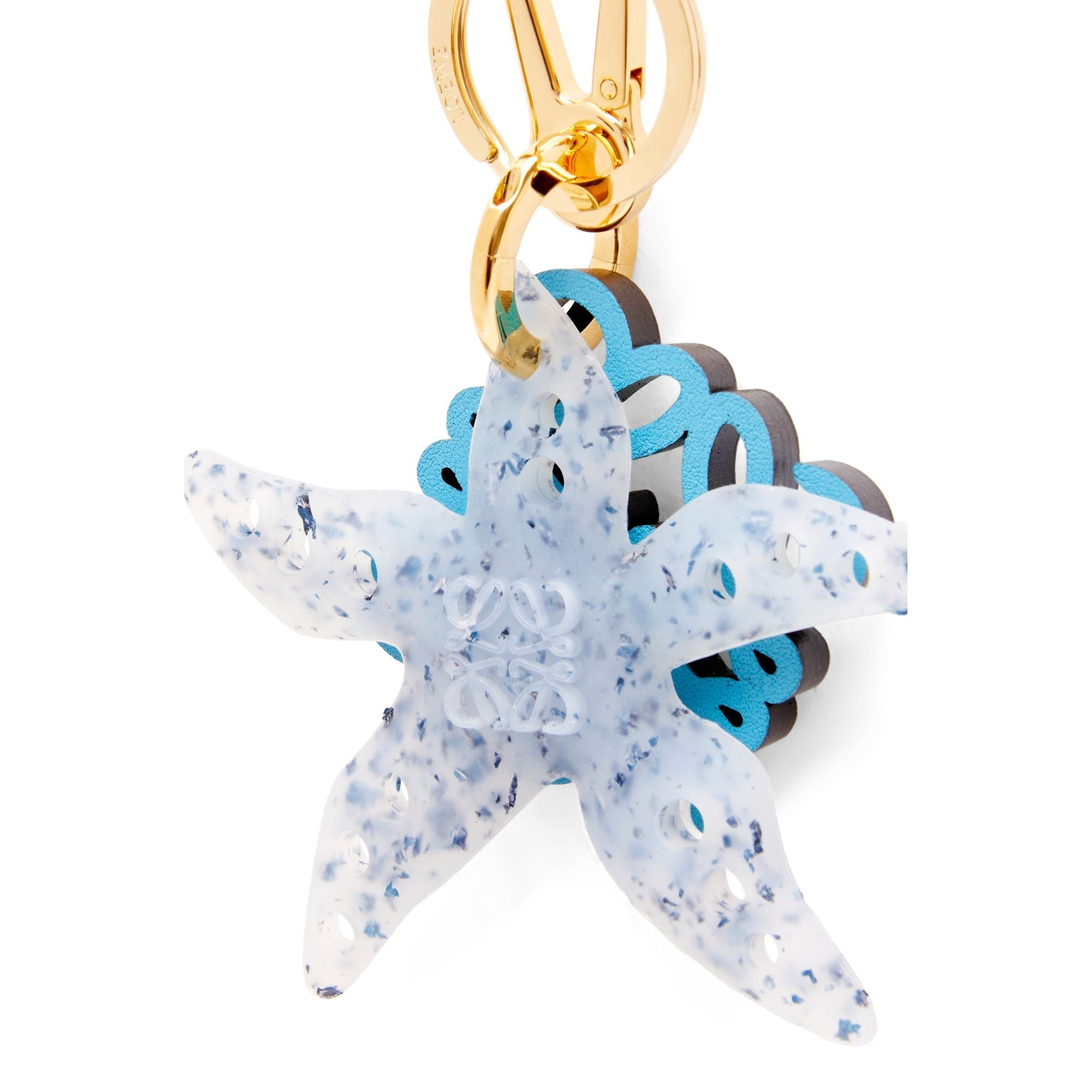 Women Starfish Keyring - Cyan