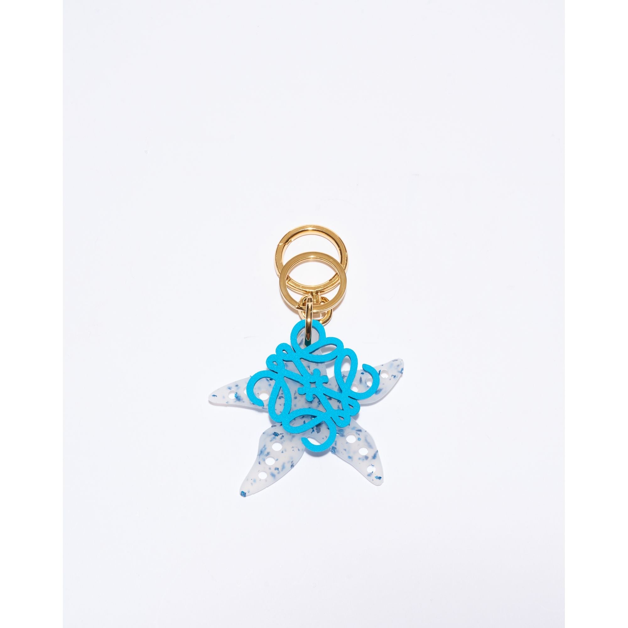 Women Starfish Keyring - Cyan