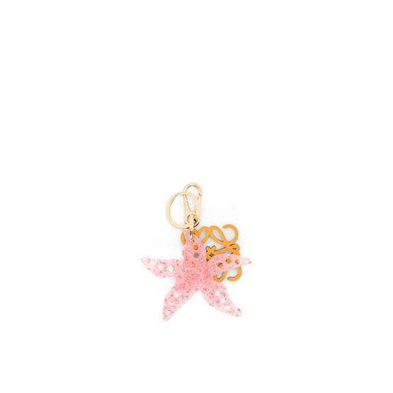 Women Starfish Keyring - Orange