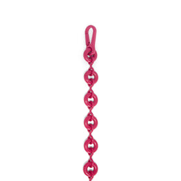 Women Donut Chain Strap Monochrome - Ruby Red Glaze