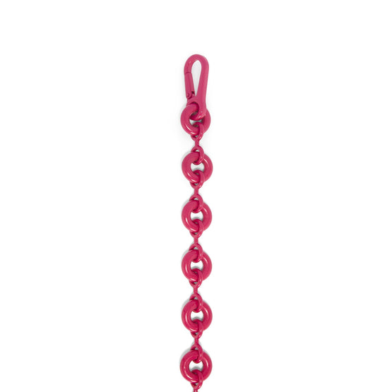 Women Donut Chain Strap Monochrome - Ruby Red Glaze