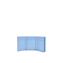 Men Loewe Patch Trifold Wallet - Olympic Blue