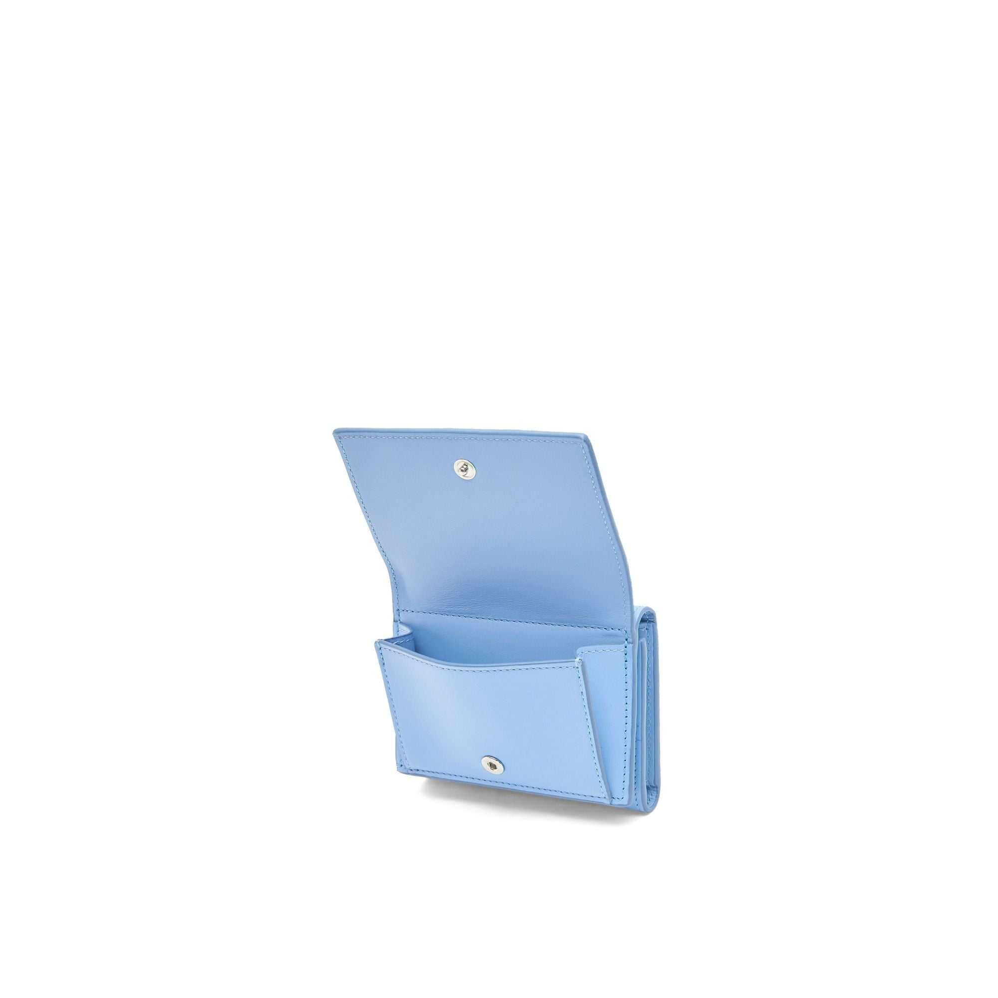 Men Loewe Patch Trifold Wallet - Olympic Blue