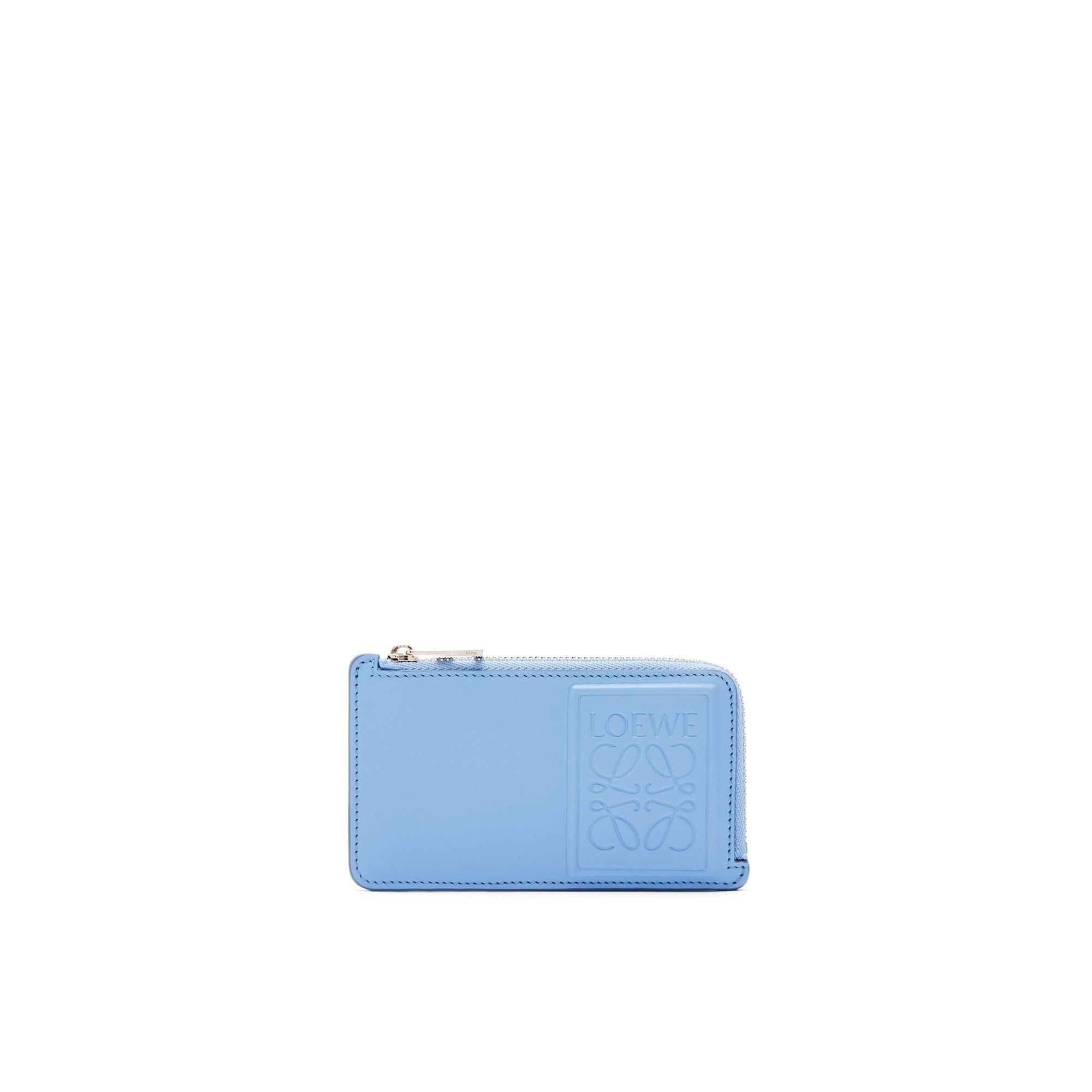 Men Loewe Patch Coin Cardholder - Olympic Blue