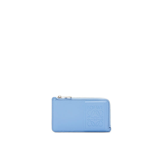 Men Loewe Patch Coin Cardholder - Olympic Blue