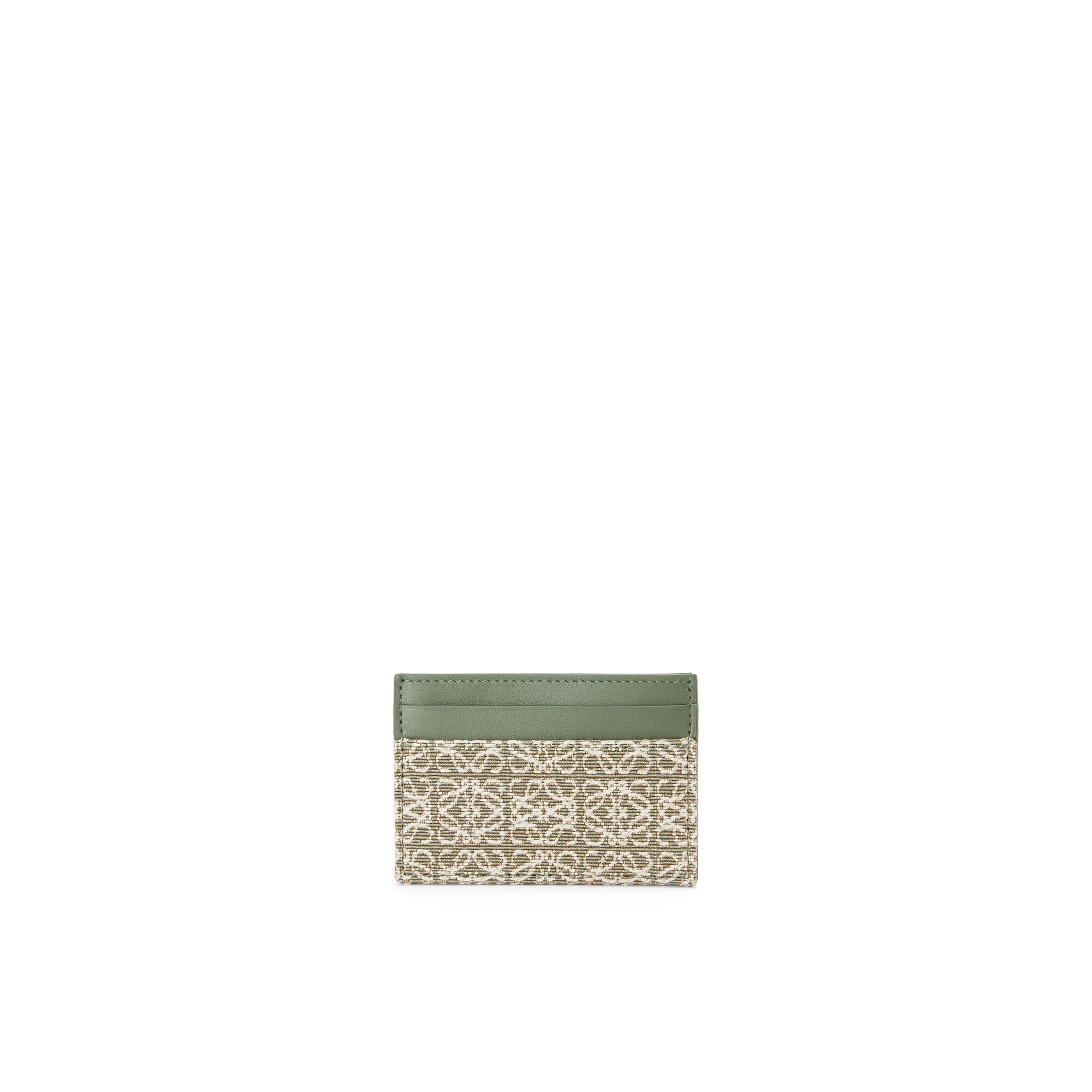 Women Anagram Plain Cardholder - Green/Avocado Green