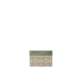 Women Anagram Plain Cardholder - Green/Avocado Green