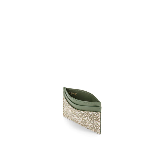 Women Anagram Plain Cardholder - Green/Avocado Green