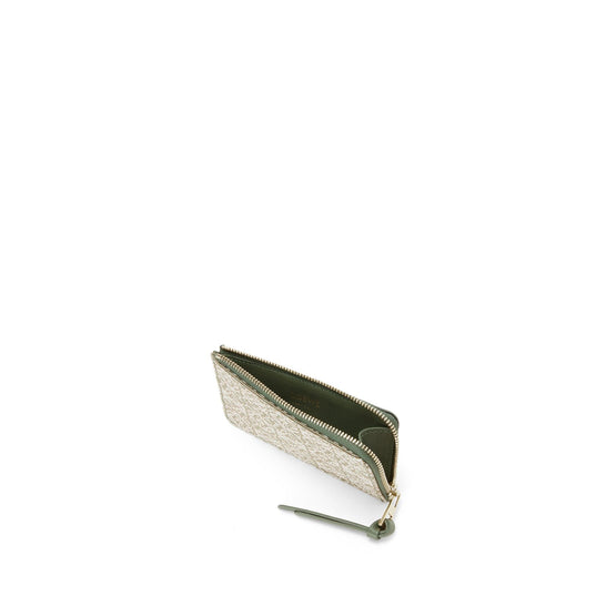 Women Coin Cardholder Jacquard - Green/Avocado Green
