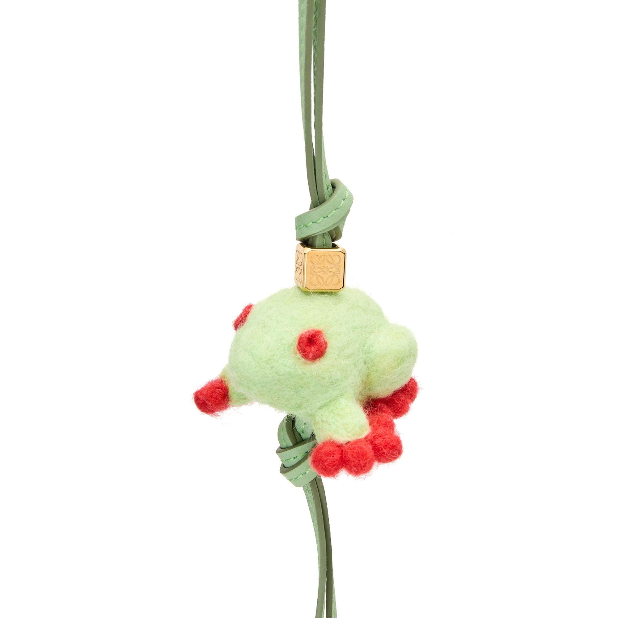 Women Frog Charm - Light Green