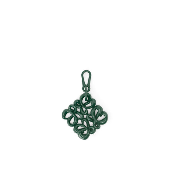 Women Inflated Anagram Charm - Vintage Khaki
