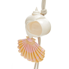 Women Seashell Charm - Pearly Ivory