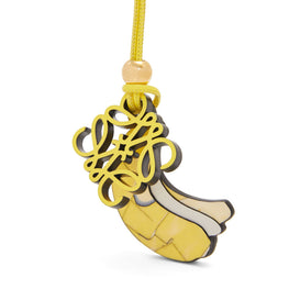 Women Banana Cut Out Charm - Yellow