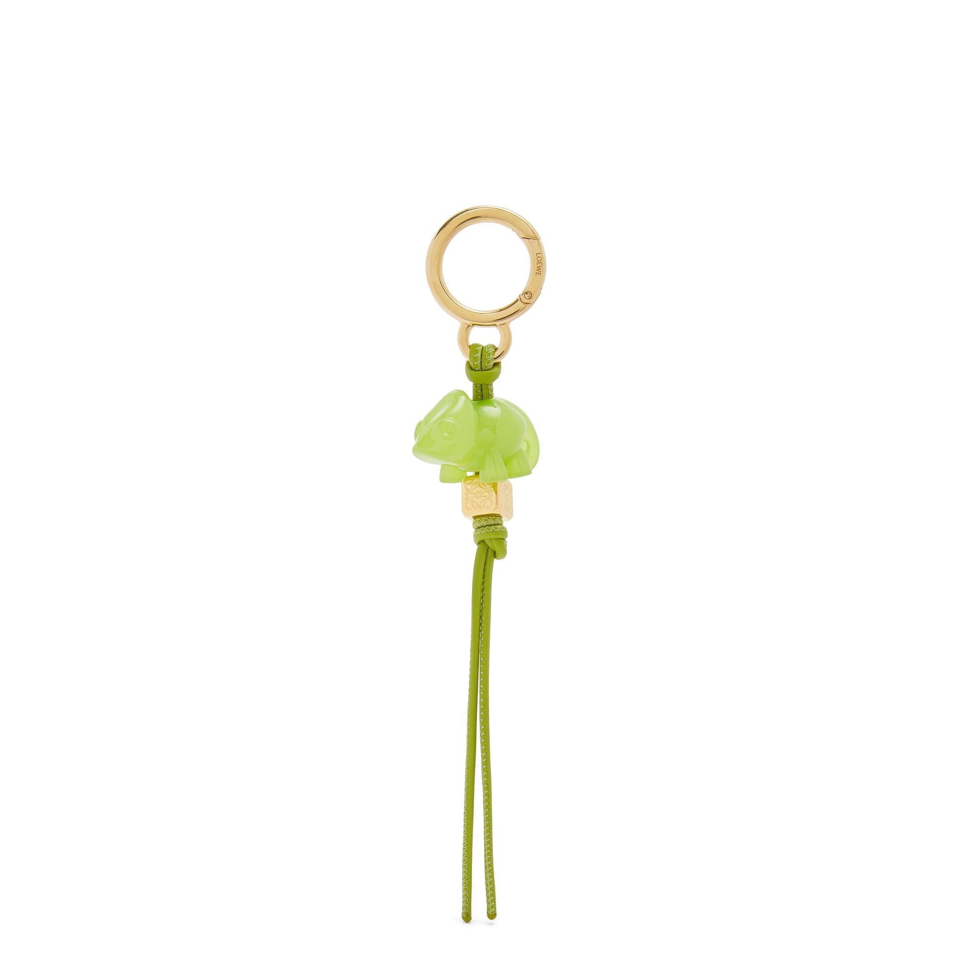 Women Chameleon Dice Charm - Meadow Green