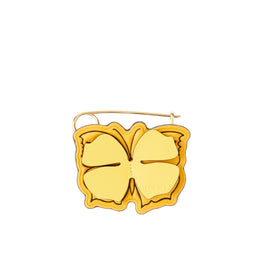 Women Butterfly Pin Charm - Yellow Mango