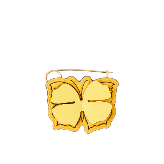 Women Butterfly Pin Charm - Yellow Mango