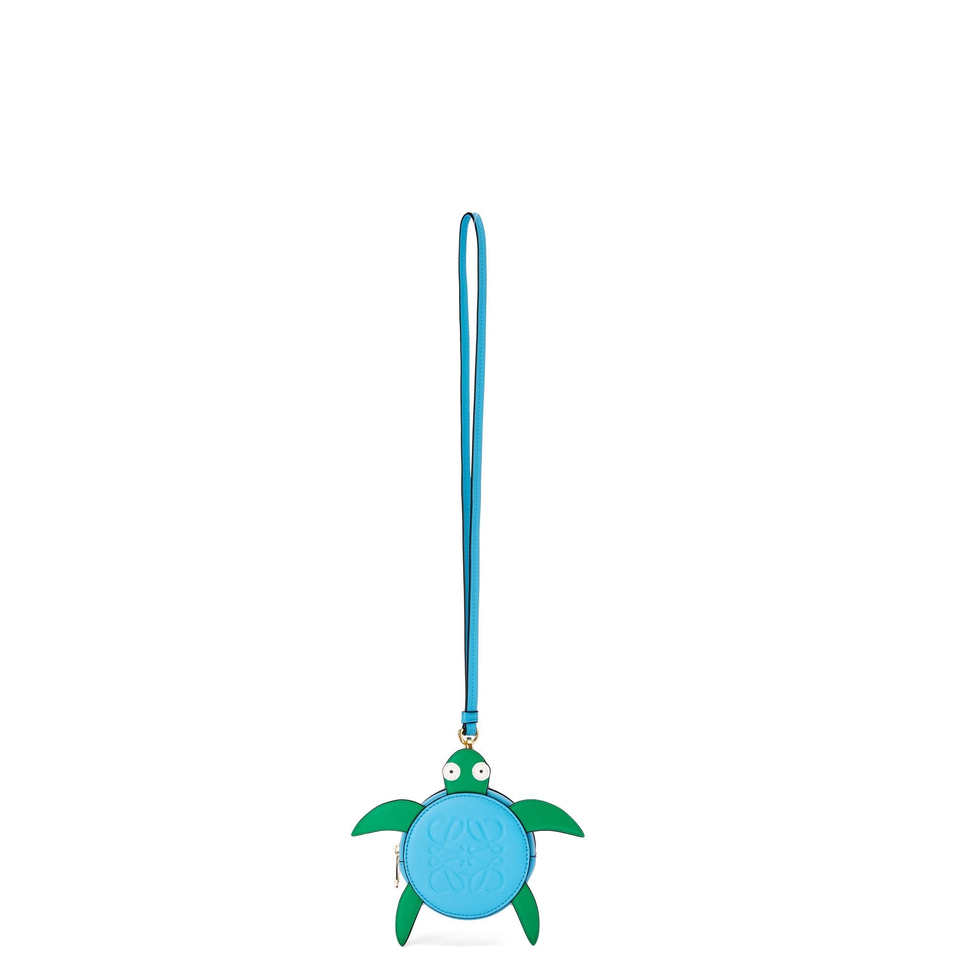 Women Turtle Cookie Pouch - Blue/Green