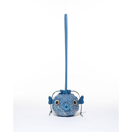 Women Blowfish Pouch - Denim Blue