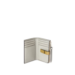 Women Slim Zip Bifold - Laurel Green/Ochre