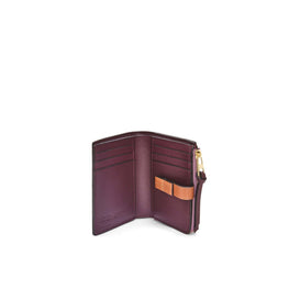 Women Sgc Slim Compact Wallet - Dirty Mauve/Tan