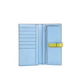Women Sgc Large Vertical Wallet - Soft White/Lime Yellow