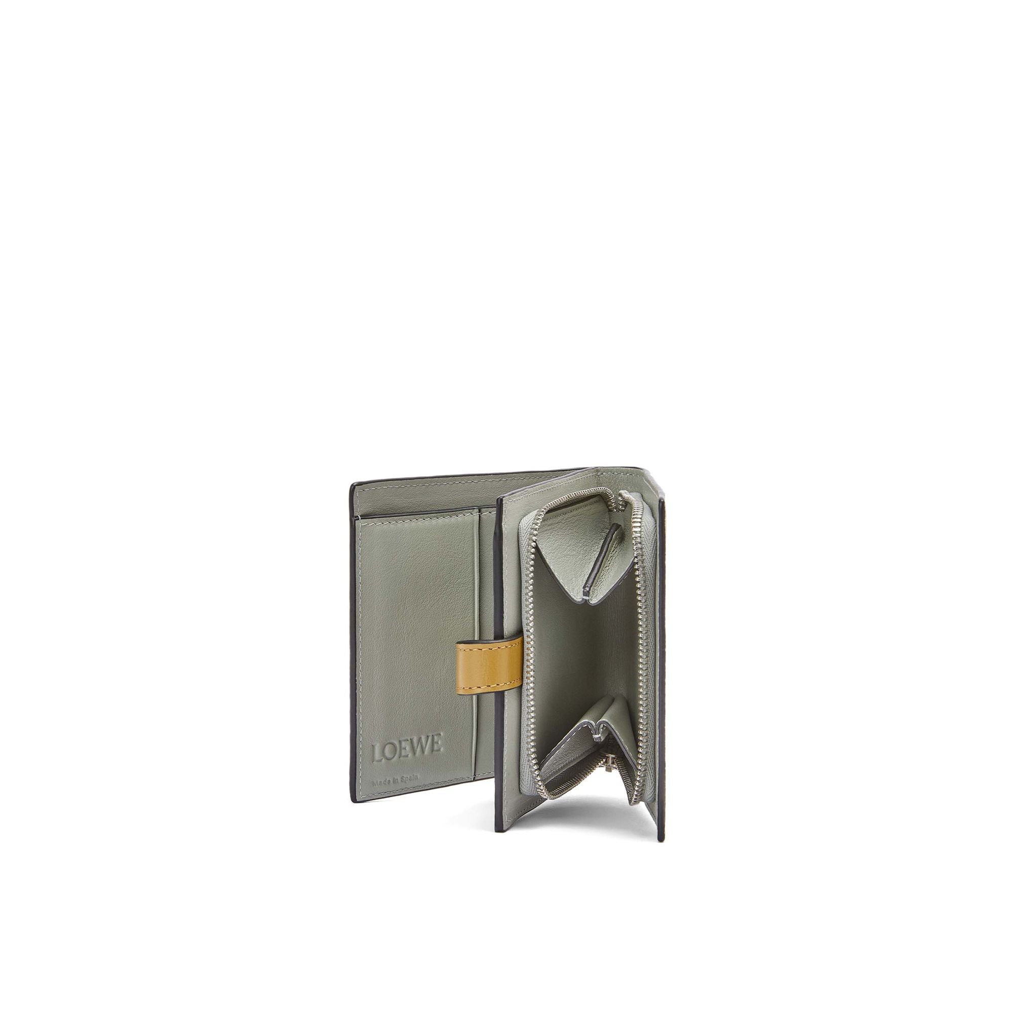 Women Sgc Compact Zip Wallet - Laurel Green/Ochre