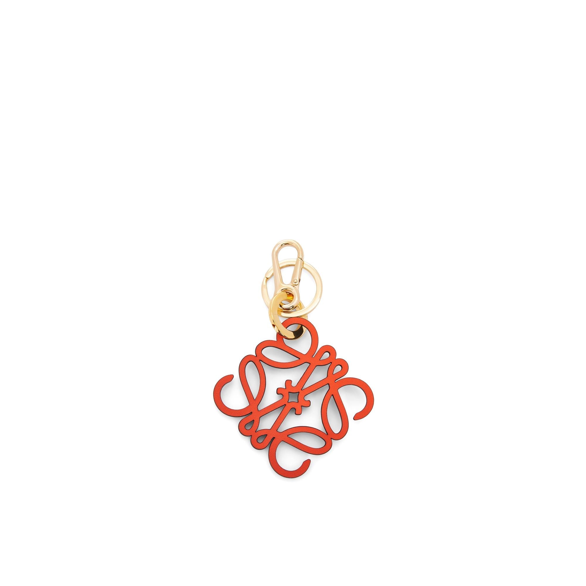 Women Anagram Charm - Vivid Orange/Clay Green