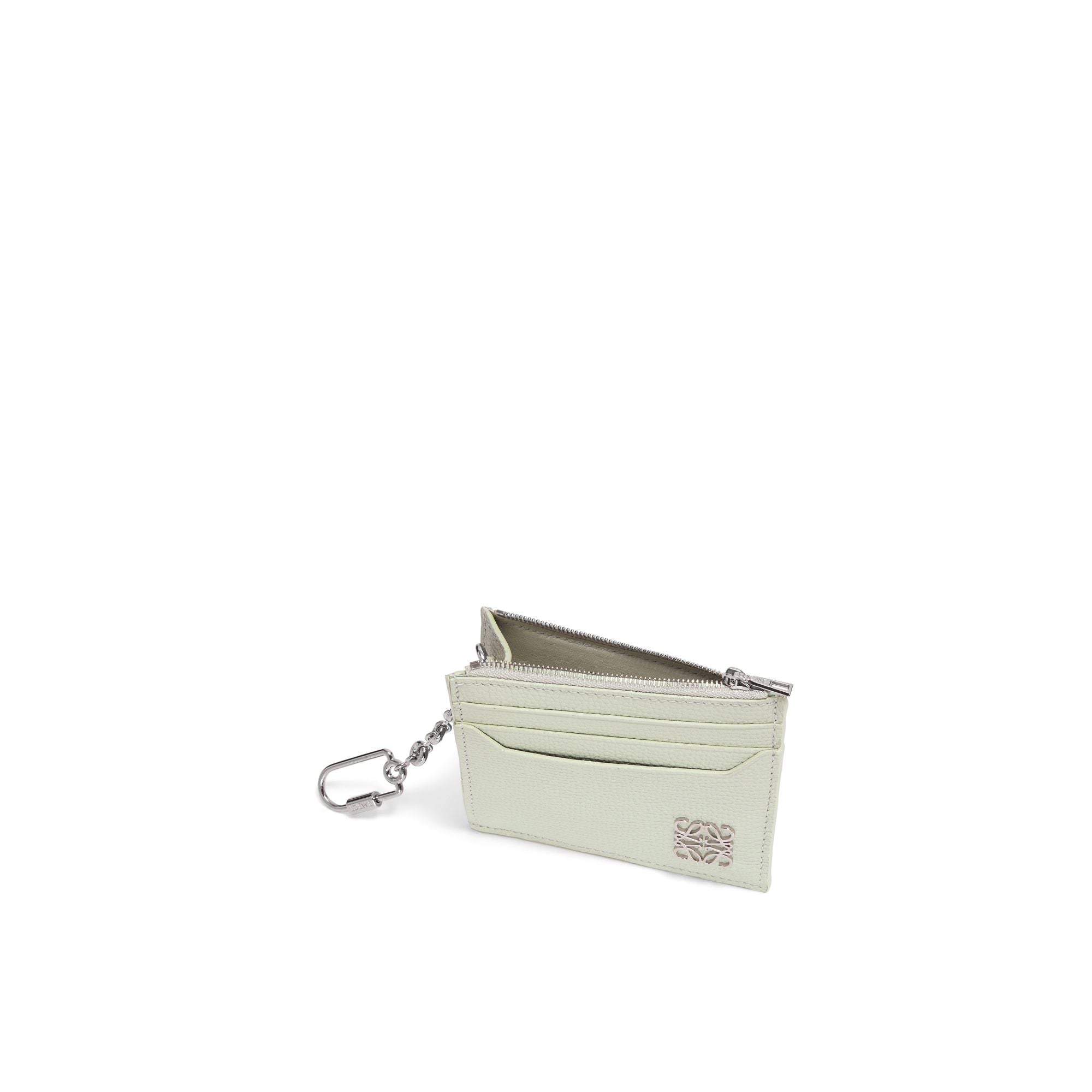 Women Anagram Square Coin Cardholder - Light Celadon