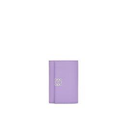Women Anagram Small Vertical Wallet - Light Mauve