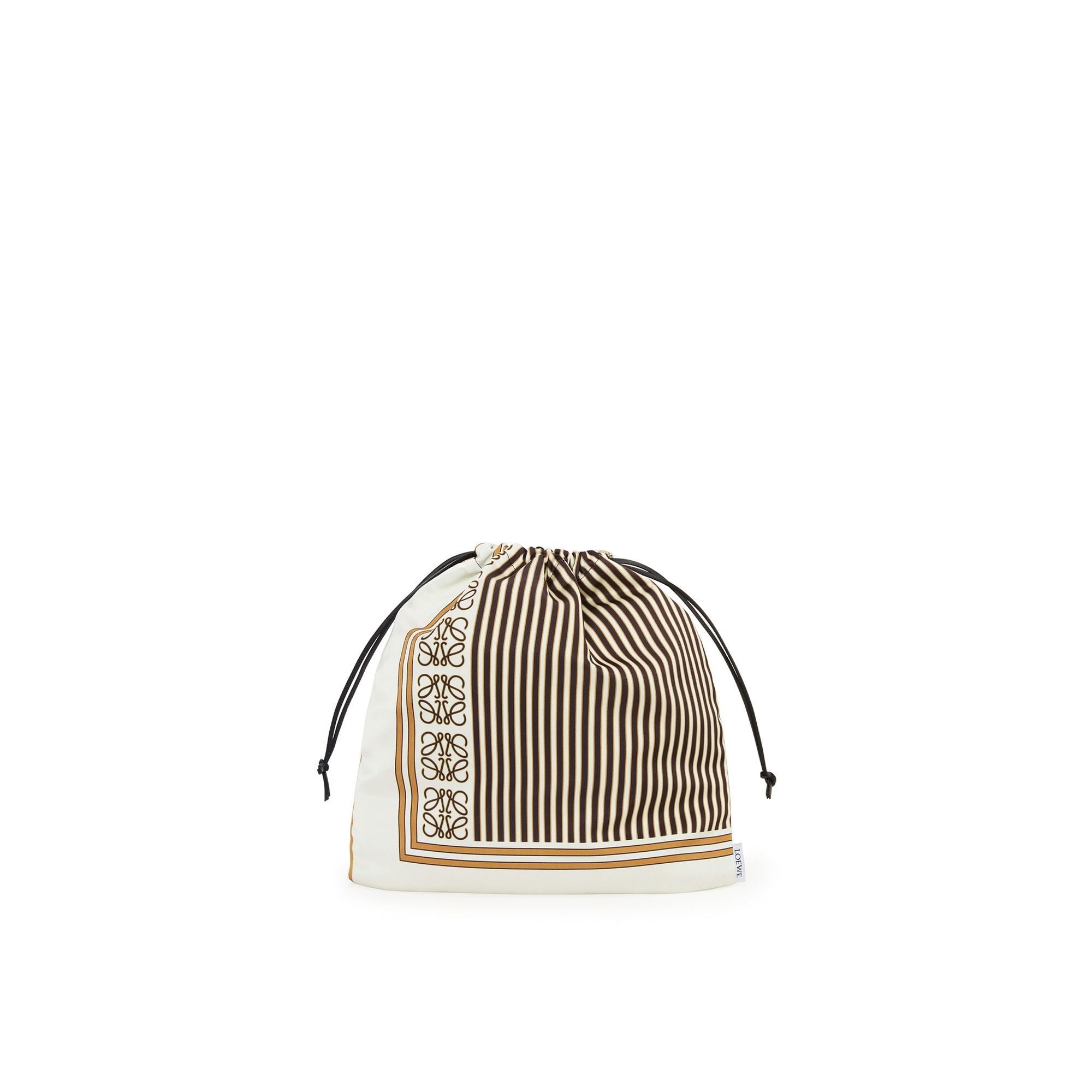 Women Drawstring Pouch Medium Loewe - Brown/Natural
