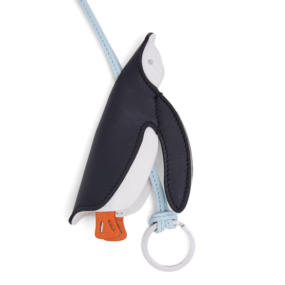 Women Penguin Keyfob Charm - Black/White