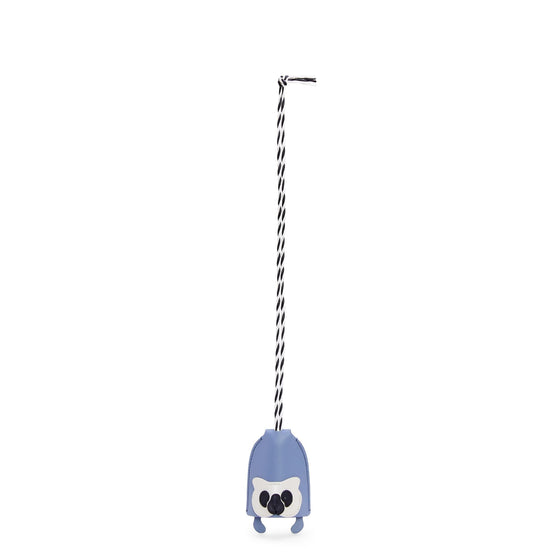 Women Lemur Keyfob Charm - Light Atlantic Blue