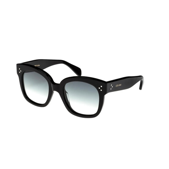 Women Celine 3 Dots - Shiny Black / Gradient Smoke