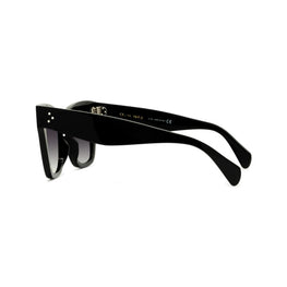 Women Celine 3 Dots - Shiny Black / Smoke Polarized