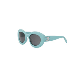 Women Triomphe - Shiny Light Blue / Smoke