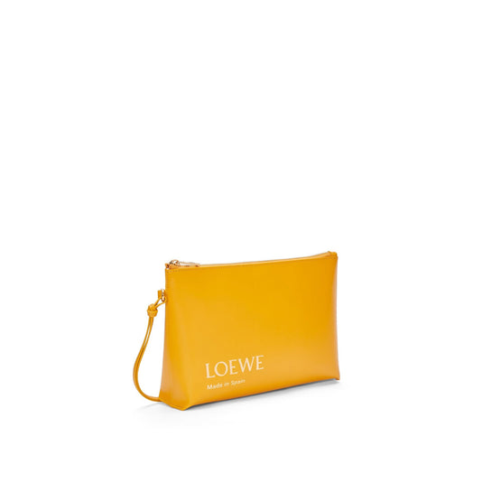 Women Loewe Embossed T Pouch - Sunflower
